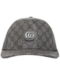 Gucci - Monogram-pattern Cotton-blend Baseball Cap - Lyst