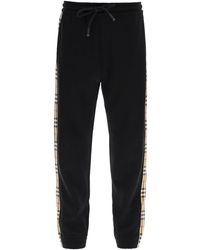 burberry sweatpants black