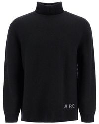 A.P.C. - Walter High-Neck Pullover - Lyst