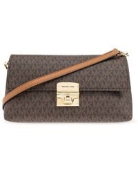 MICHAEL Michael Kors - Addie Medium Signature Logo Convertible Shoulder Bag - Lyst