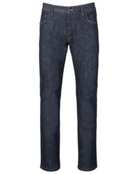 Fendi Ff Motif Pocket Straight Leg Jeans - Blue