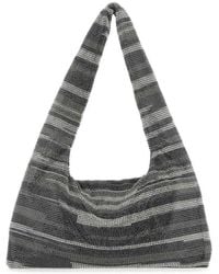 Kara - Armpit Embellished Mesh Tote Bag - Lyst