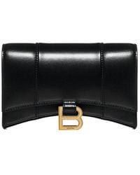 Balenciaga - Hourglass Mini Chain Wallet - Lyst