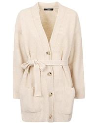 Weekend by Maxmara - Relaxed Fit V-neck Cardigan - Lyst