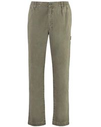 Moschino - Cotton Trousers - Lyst