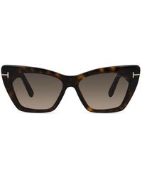 Tom Ford - Whyatt Butterfly Framed Sunglasses - Lyst