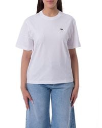 Lacoste - Relaxed Fit Soft T-Shirt - Lyst