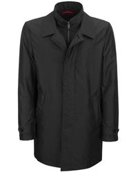 Fay - Morning Ered Funnel Neck Raincoat - Lyst