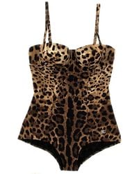 Dolce & Gabbana - One-Piece Swimsuit - Lyst