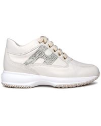 Hogan Interaction Lace-up Sneakers - White