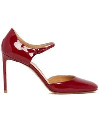 Francesco Russo - Back Mary Jane Heeled Pumps - Lyst