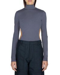 Marc Jacobs - Cut-out Detailed Long-sleeved Bodysuit - Lyst