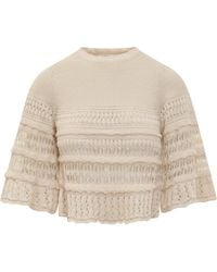 Isabel Marant - Frizy Open-knitted Cropped Top - Lyst