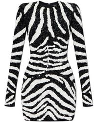 Balmain - Sequin Dress - Lyst