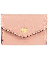 Gucci - Leather Card Holder, - Lyst