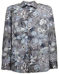 Etro - Floral-printed Button-up Shirt - Lyst