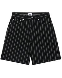 Obey - Striped Casual Shorts - Lyst
