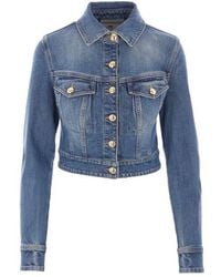Elisabetta Franchi - Jeans Jacket - Lyst