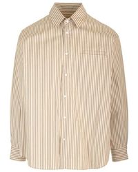 Lemaire - Stick Shirt With Double Pocket - Lyst