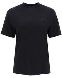 Off-White c/o Virgil Abloh - Off Whitetm Diag Print Black T Shirt - Lyst