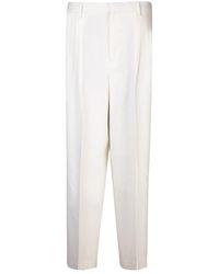 Ami Paris - Straight Taupe Trousers - Lyst