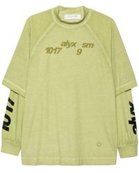 1017 ALYX 9SM - Double Sleeved Crewneck T-shirt - Lyst