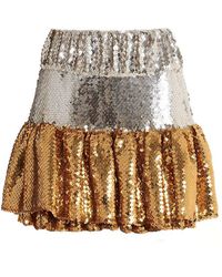 Rabanne - Sequin Skirt - Lyst