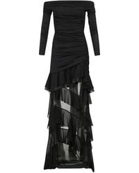 Blumarine - Draped Dress - Lyst