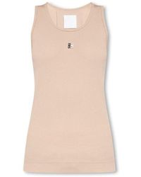 Givenchy - Tank Top With Logo - Lyst