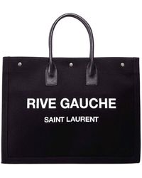 Saint Laurent Noe Rive Gauche Tote - Black