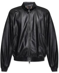 Bally - Leather Jacket - Lyst