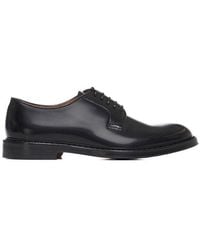 Doucal's - Round-Toe Lace-Up Derby Shoes - Lyst