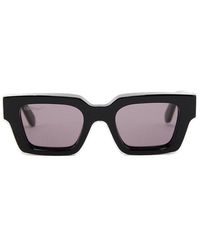 Off-White c/o Virgil Abloh Rectangle Frame Sunglasses - Black