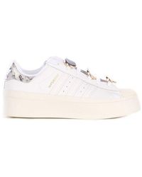 adidas Superstar Bonega Lace-up Sneakers - White