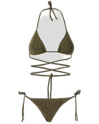 Reina Olga - Triangle Glitter Bikini Set - Lyst