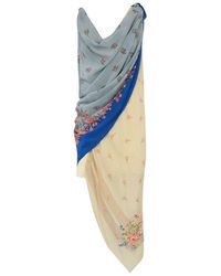 Weekend by Maxmara - Asymmetric Crêpe De Chine Dress - Lyst