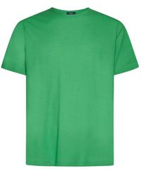 Herno - Crewneck Short-sleeved T-shirt - Lyst