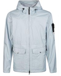 Stone Island - Membrana 3l Tc Zipped Hooded Jacket - Lyst