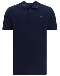Paul & Shark - Logo-patch Short Sleeved Polo Shirt - Lyst