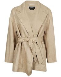 Weekend by Maxmara - Robe-style Belted Jacket - Lyst