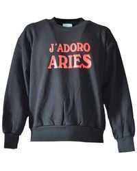 Aries - Logo Printed Crewneck Sweatshirt - Lyst