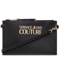 Versace - Logo-plaque Detail Clutch Bag - Lyst