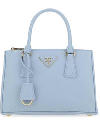Prada Galleria Mini Tote Bag - Blue