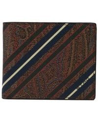 Etro - Leather Wallet - Lyst