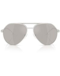 Michael Kors - Brentwood Pilot Frame Sunglasses - Lyst