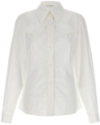 Alberta Ferretti - Cotton Shirt Shirt, Blouse - Lyst