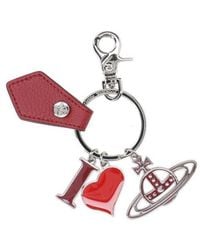 Vivienne Westwood - Logo Charm Keychain - Lyst