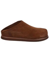 Marsèll - Round Toe Slip-on Flat Shoes - Lyst