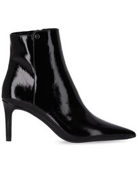MICHAEL Michael Kors - Polished Pointed Toe Ankle Boots - Lyst