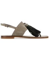 Brunello Cucinelli - Precious Tassels Sandals - Lyst